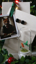 Topos en plata 925 con piedra natural + Mini domo